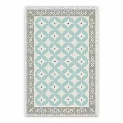 Mata winylowa wzór patchwork geometryczny