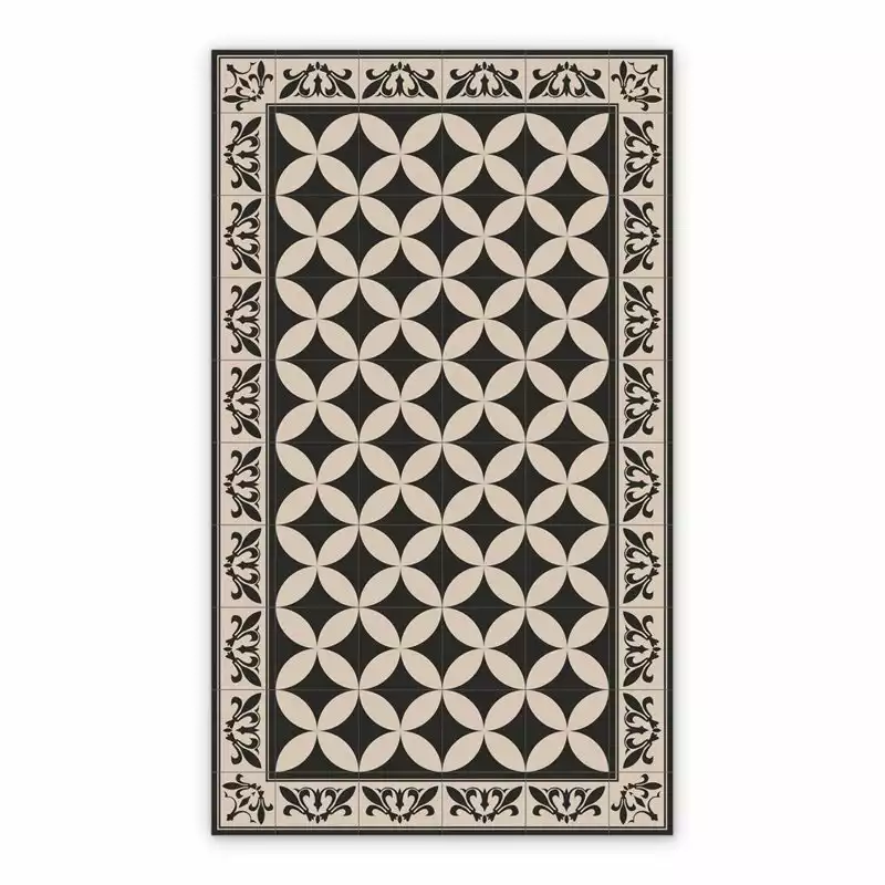 Mata winylowa wzór patchwork geometryczny
