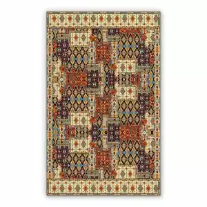 Mata winylowa wielokolorowy patchwork
