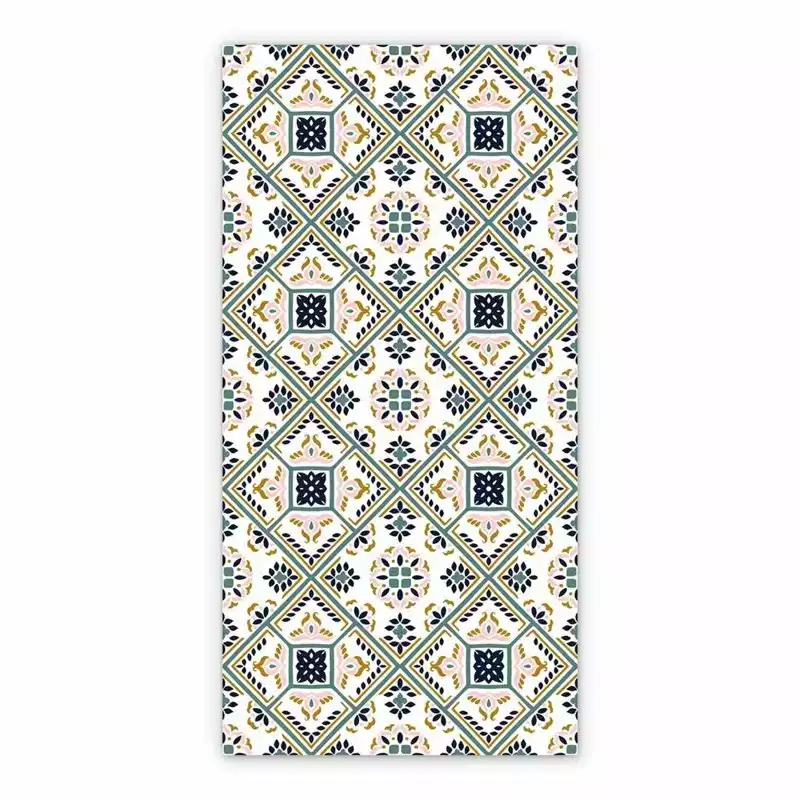 Dywan winylowy pastelowe azulejos