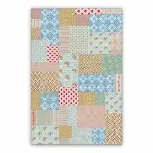 Dywan winylowy patchwork serca kolorowy