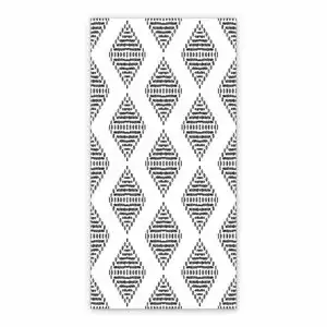 Dywan winylowy szare romby boho