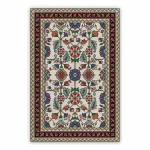 Mata winylowa abstrakcja rośliny kwiaty kolorowy