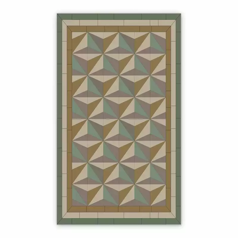 Dywan winylowy Geometryczne trójkąty 3D