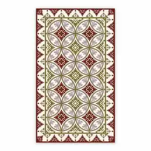 Dywan winylowy Kwiaty Kafelki