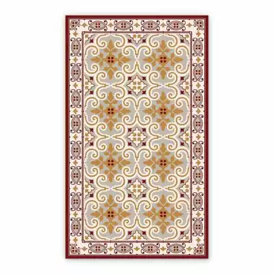 Dywan winylowy kafelki azulejos