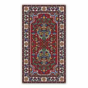 Dywan winylowy wzór perski pixele