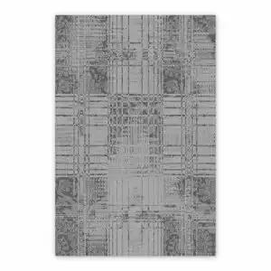 Dywan winylowy szary beton tkanina